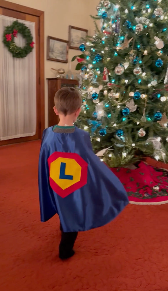 christmas gift for young boy, personalized cape from Creative Capes