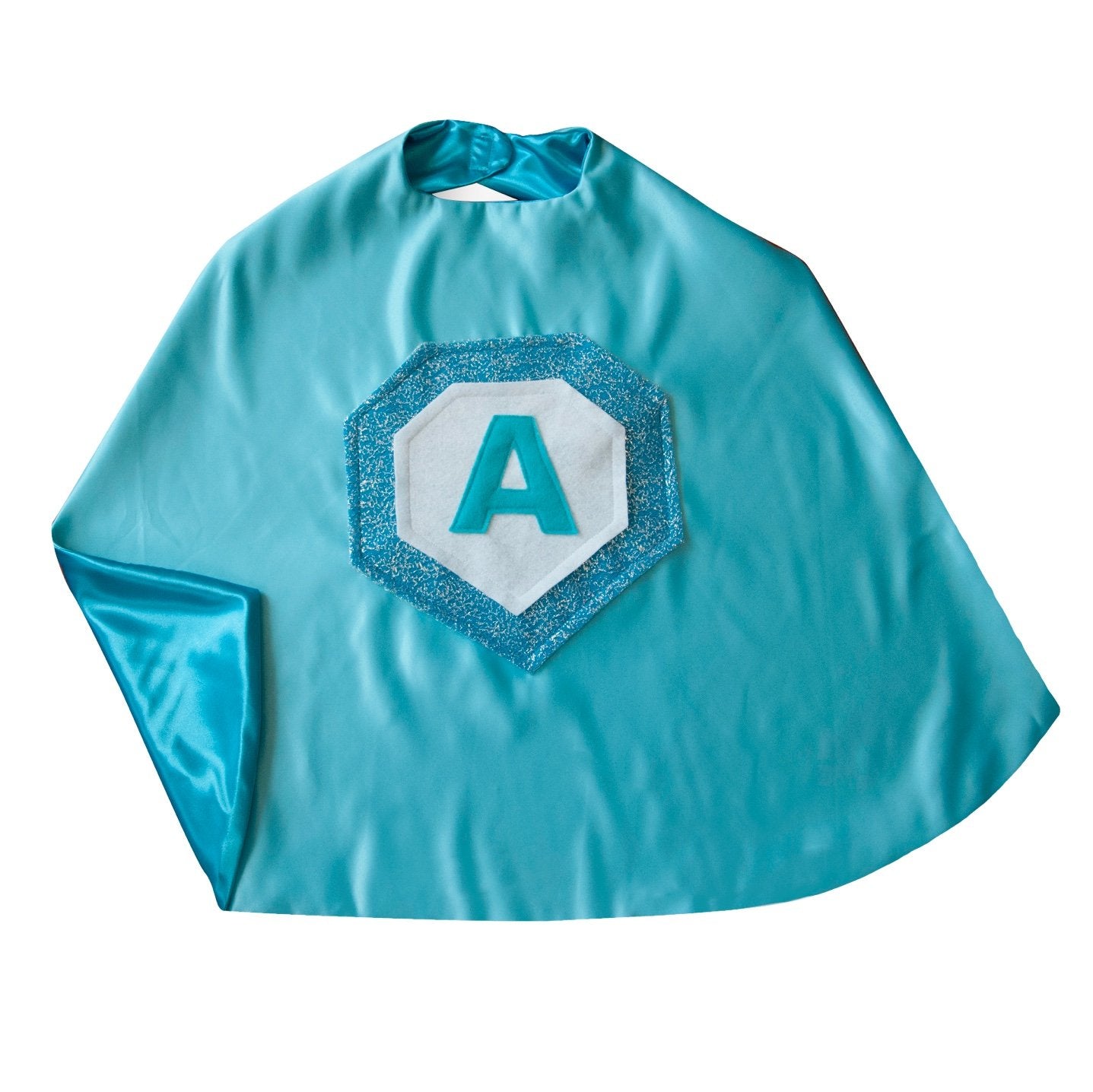 Kid's Initial Cape Special Edition - Aqua - Creative Capes