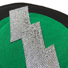 Kids Superhero Shield - Silver Bolt/Green/Black - Creative Capes