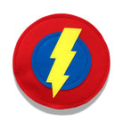 Kids Superhero Shield - Yellow Bolt/Blue/Red - Creative Capes