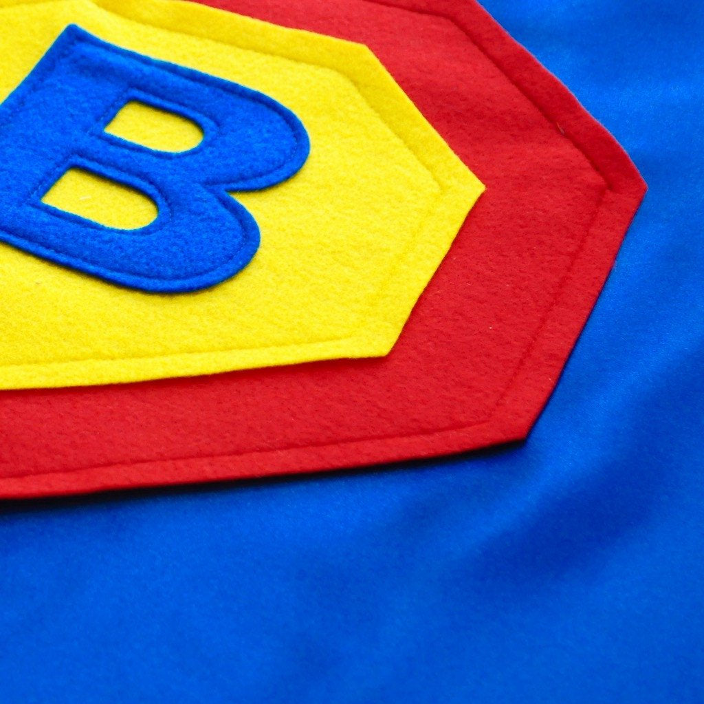 Kid's Satin Superhero Cape - Blue - Creative Capes