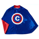 Kid's Cape with first initial- Red, White and Blue - Creative Capes