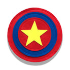 Kids Superhero Shield - Red/Blue/Red/Yellow Star - Creative Capes