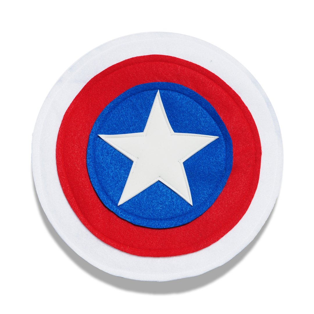 Kids Superhero Shield - Blue/Red/White - Creative Capes