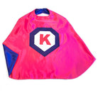 Kid's initial Cape - Pink - Creative Capes