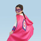 Kid's initial Cape - Pink - Creative Capes