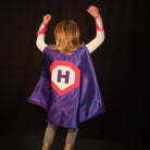 Kid's Initial Cape - Purple - Creative Capes