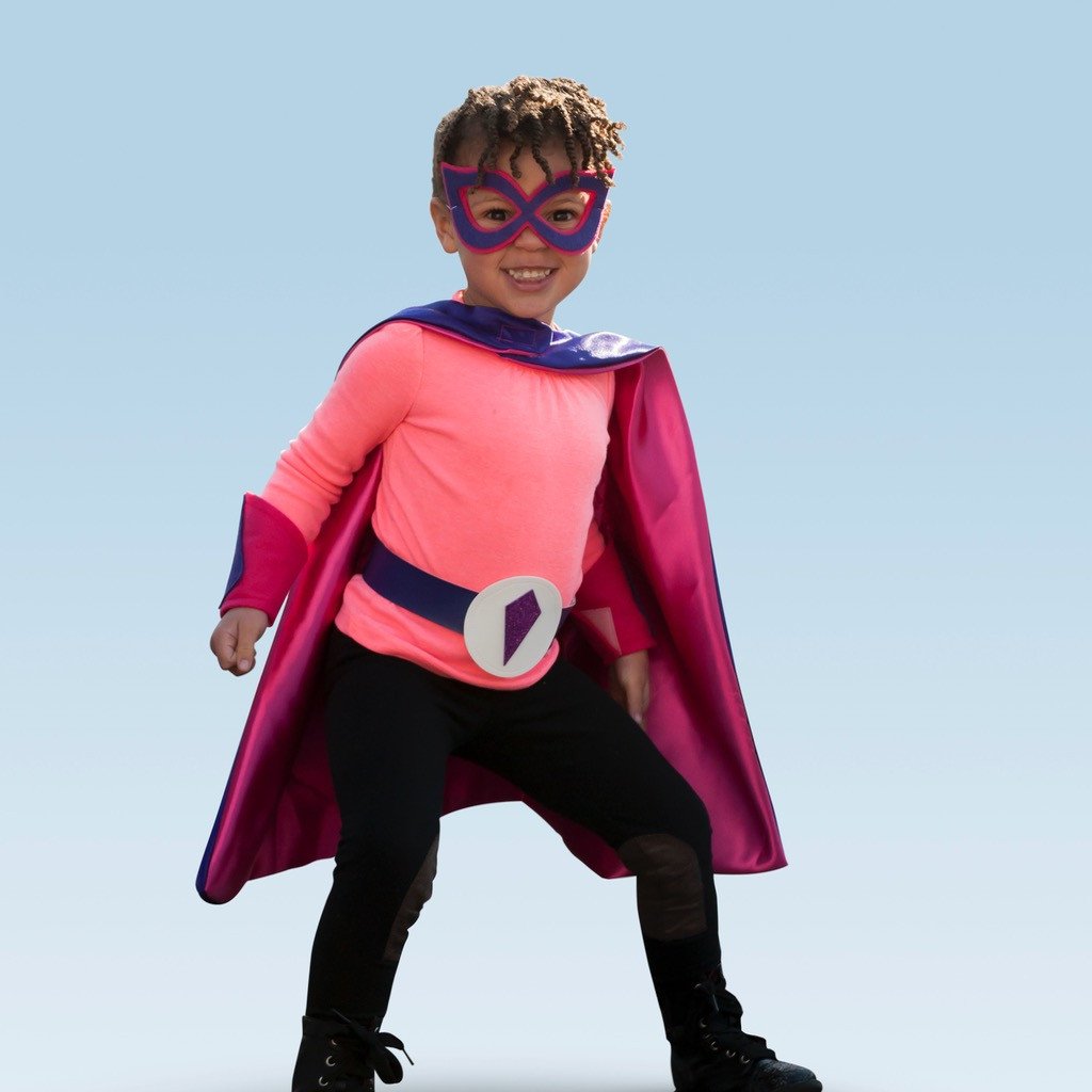 Kid's Initial Cape - Purple - Creative Capes