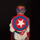 Kids Superhero Shield - Red/Blue/Red/White Star - Creative Capes