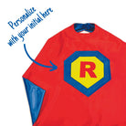 Personalized Kids superhero cape