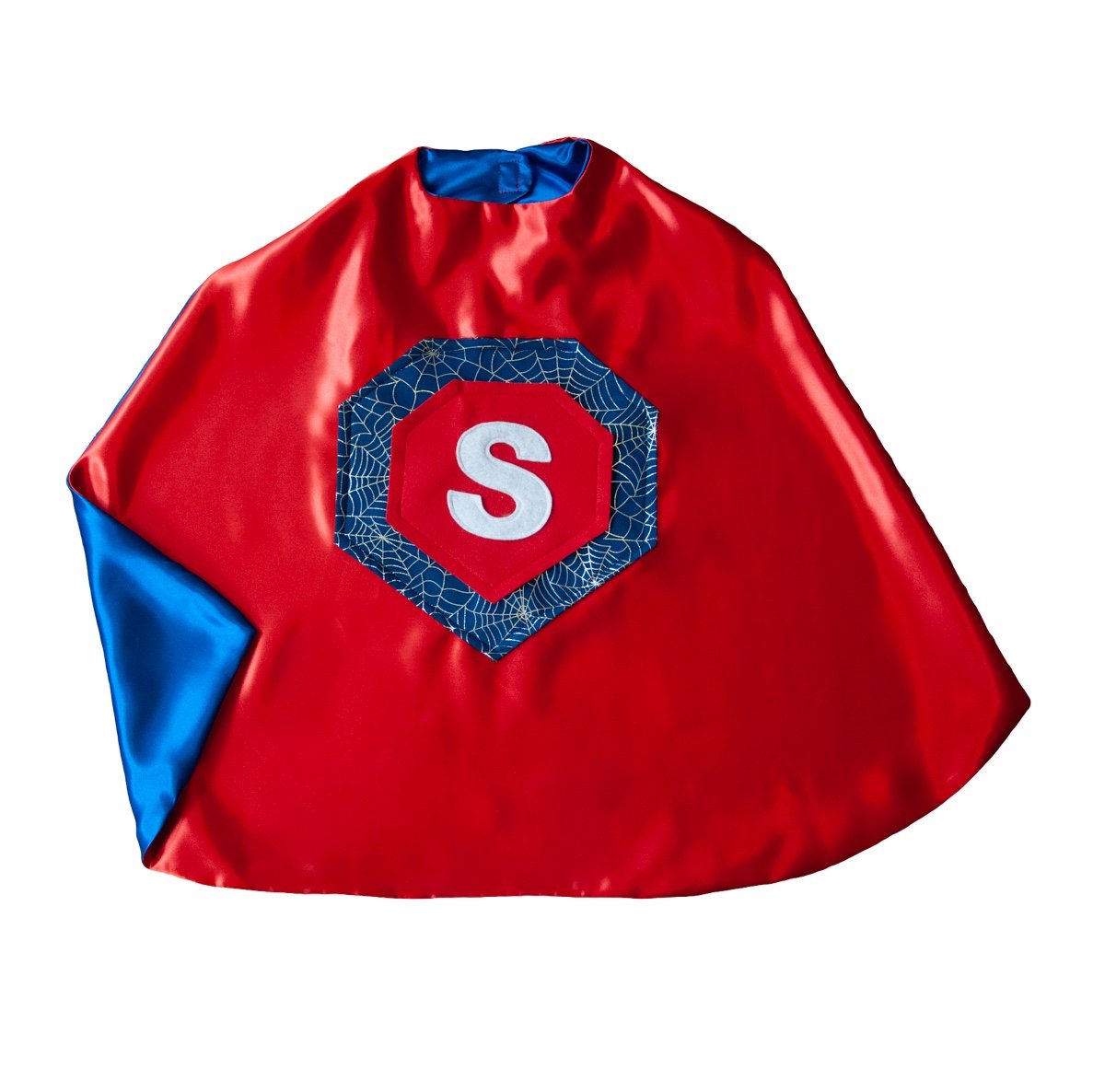 Kid's Initial Cape Special Edition- Spider Web - Creative Capes