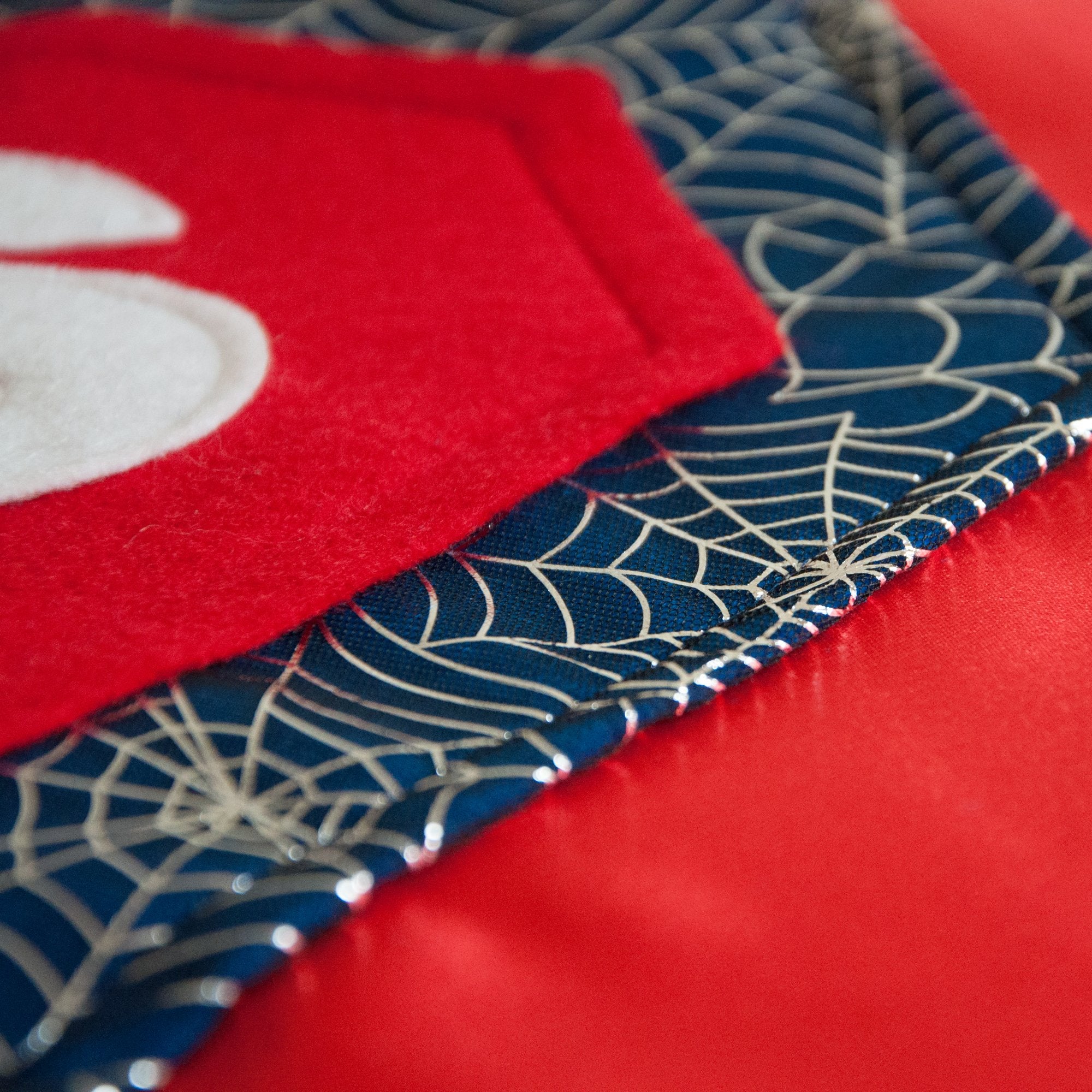 Personalized Emblem on superhero red cape, Spider Web, Creative Capes