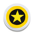 Kids Superhero Shield - Black/Yellow/White - Creative Capes