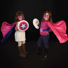 Kids Superhero Shield - Purple/Pink/White - Creative Capes